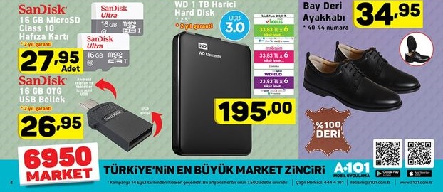 A101 14 Eylül 2017 Aktüel Ürünler Kataloğu