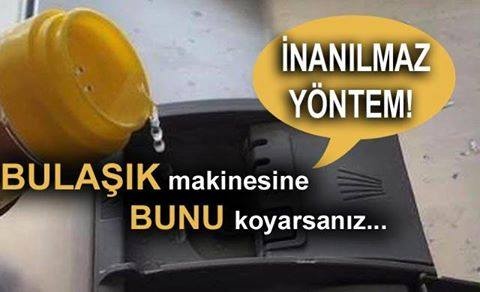 Bulaşık Yıkarken Kullanabileceğiniz İnanılmaz Yöntem