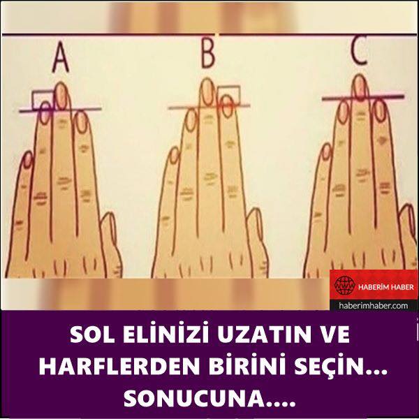 Sol Elinizi Uzatın Ve Harflerden Birini Seçin..Sonuc..?