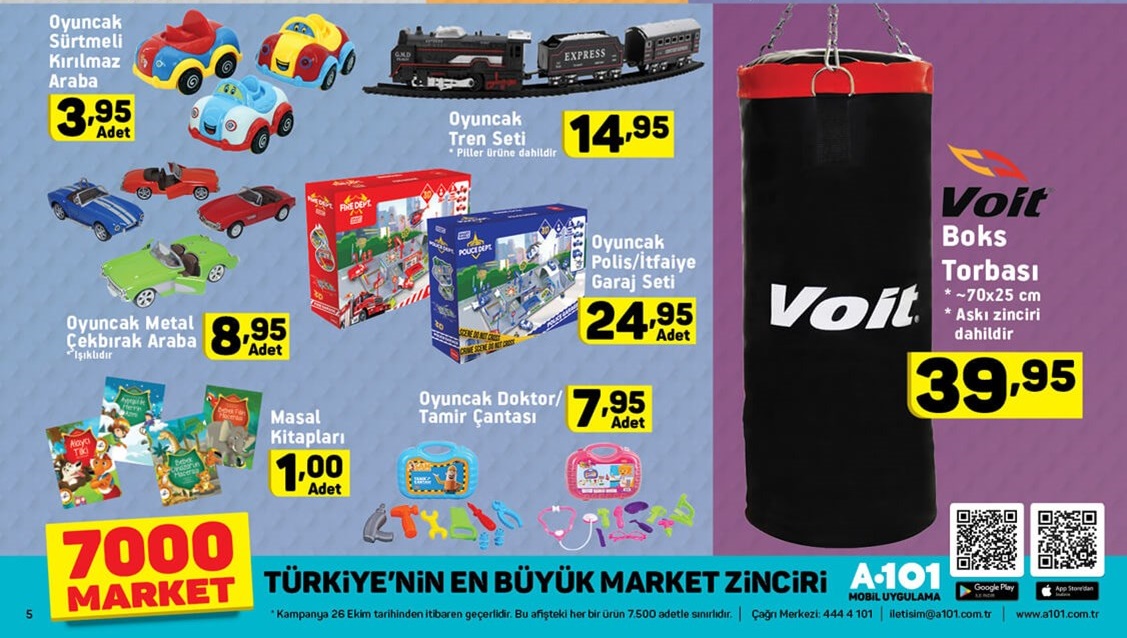 A101 Market 26 Ekim 2017 Aktüel Fırsat Ürünleri