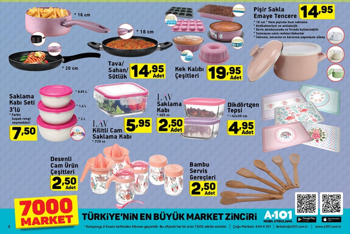 A101 Market 2 Kasım 2017 Aktüel Fırsat Ürünleri Katalogu