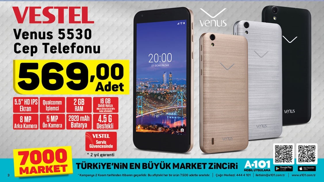 A101 Market 2 Kasım 2017 Aktüel Fırsat Ürünleri Katalogu