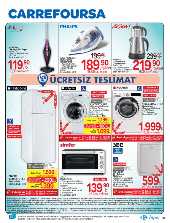 Carrefour 8-18 Ekim 2017 Aktüel Fırsat Kataloğu