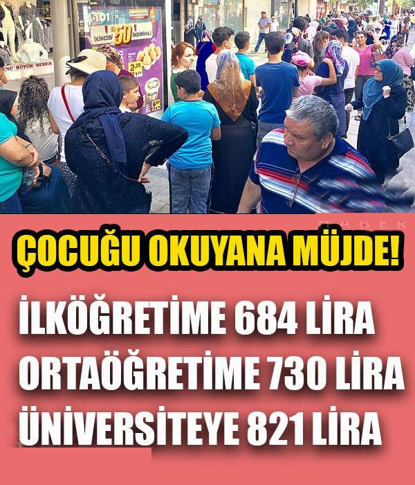 Çocuk Desteği 821 TL