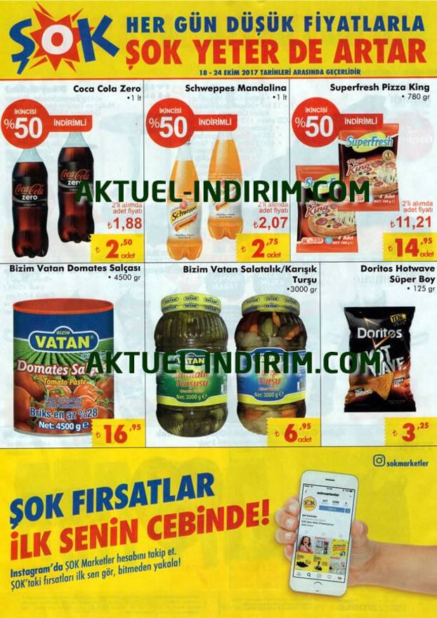 Şok 18 Ekim 2017 Aktüel Market Fırsat Ürünleri