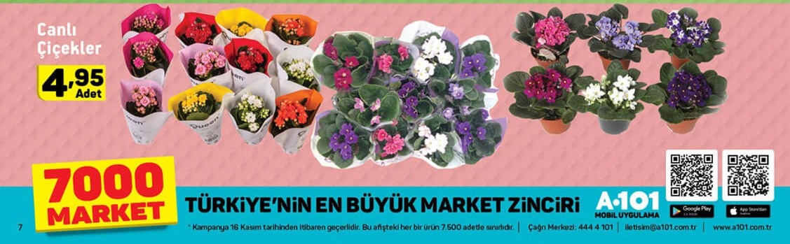 A101 Market 16 - 20 Kasım 2017 Aktüel Fırsat Ürünleri Kataloğu