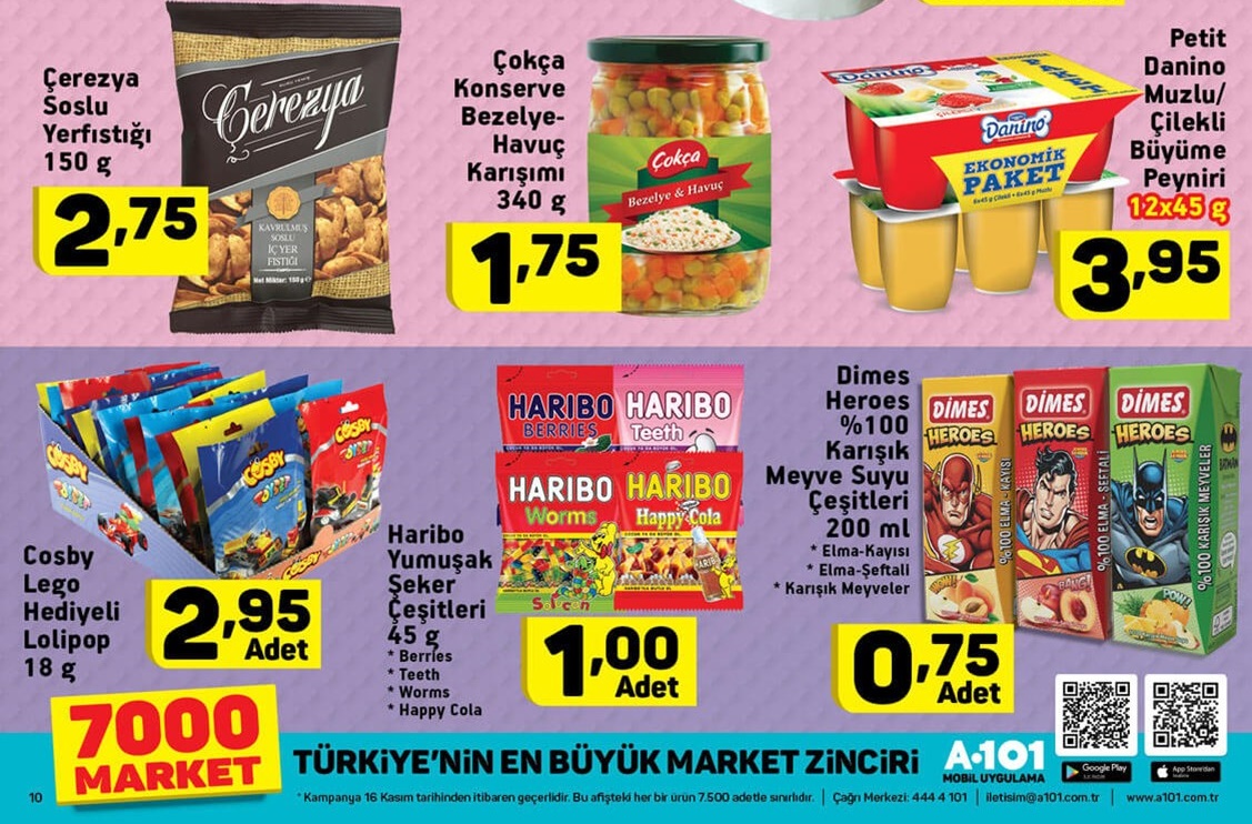 A101 Market 16 - 20 Kasım 2017 Aktüel Fırsat Ürünleri Kataloğu