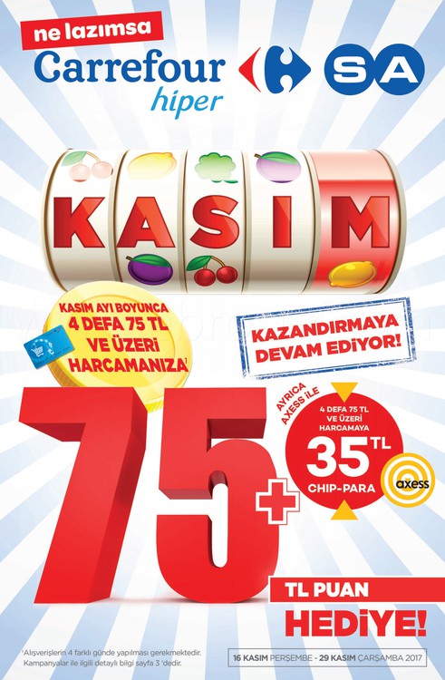 Carrefoursa 22 - 30 Kasım 2017 Aktüel Ürün Kataloğu