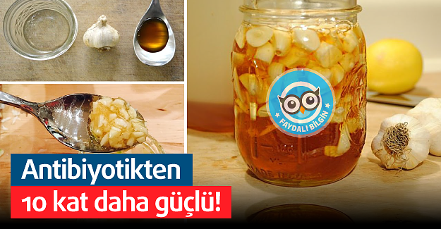 Bu Karışım Antibiyotikten 10 kat daha güçlü