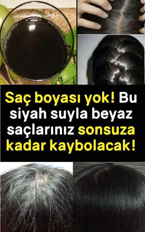 Bu karışım ile Beyaz saçlara Veda edin! Beyaz saçlar için doğal kür