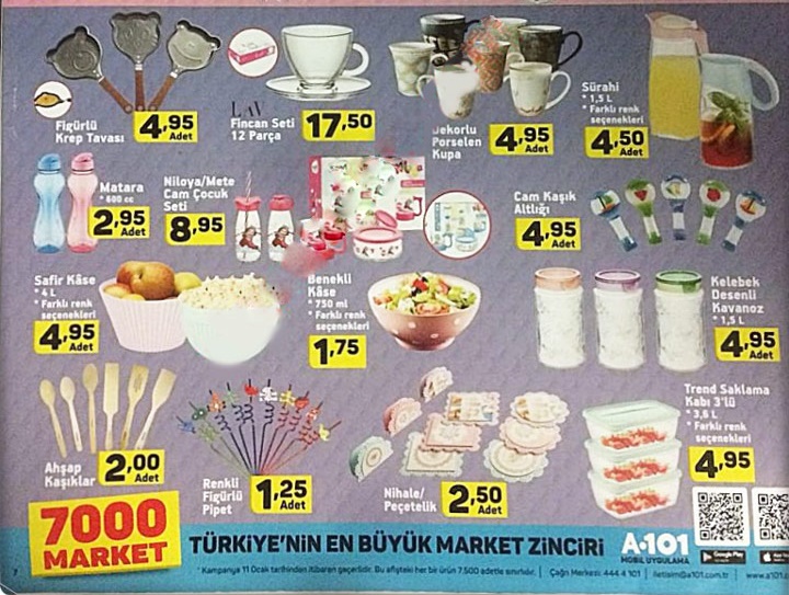 A101 Market 11 Ocak 2018 Aktüel Fırsat Ürünleri