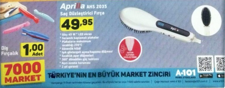 A101 Market 11 Ocak 2018 Aktüel Fırsat Ürünleri