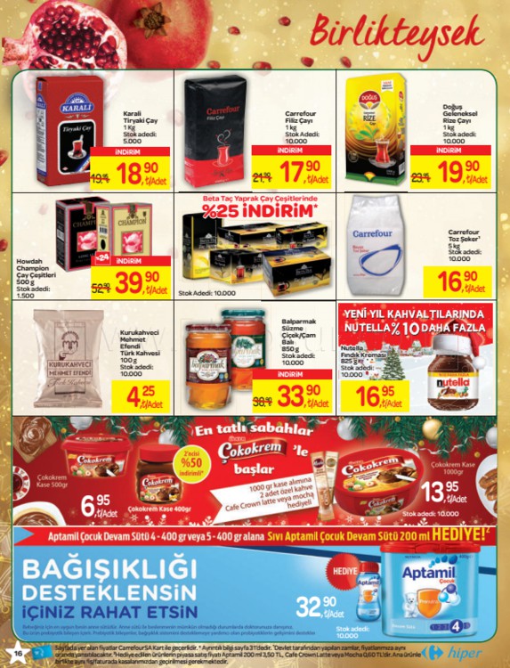 Carrefoursa 16 - 3 Ocak 2017 Aktüel Fırsat Ürünleri