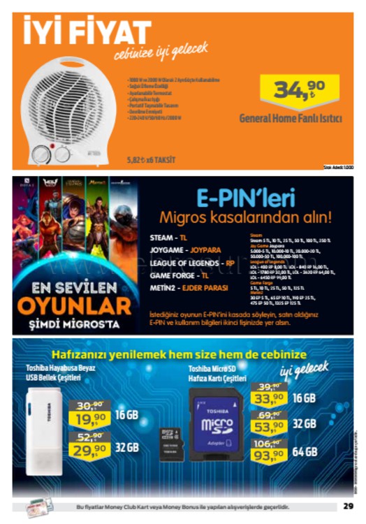 Migros 5 - 13 Aralık 2017 Yeni Yıla Özel Ürünler