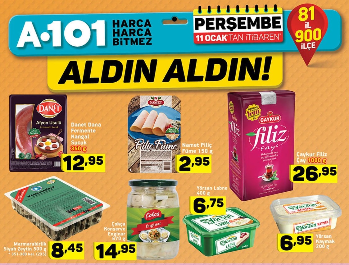 A101 11 Ocak 2018 Kataloğu