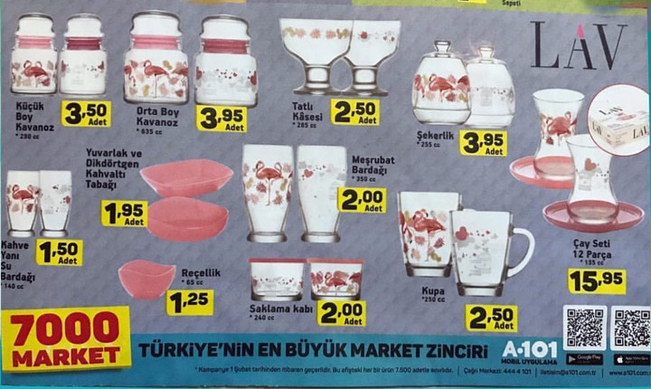 A101 Market 1 Şubat 2018 Aktüel İndirim Ürünleri