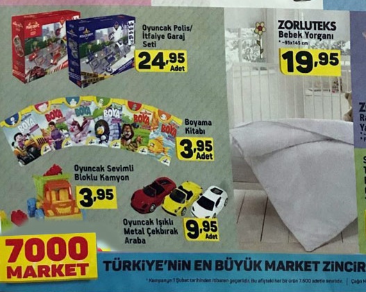 A101 Market 1 Şubat 2018 Aktüel İndirim Ürünleri