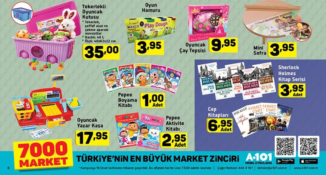 A101 Market 18 Ocak 2018 Aktüel İndirimli Ürünleri