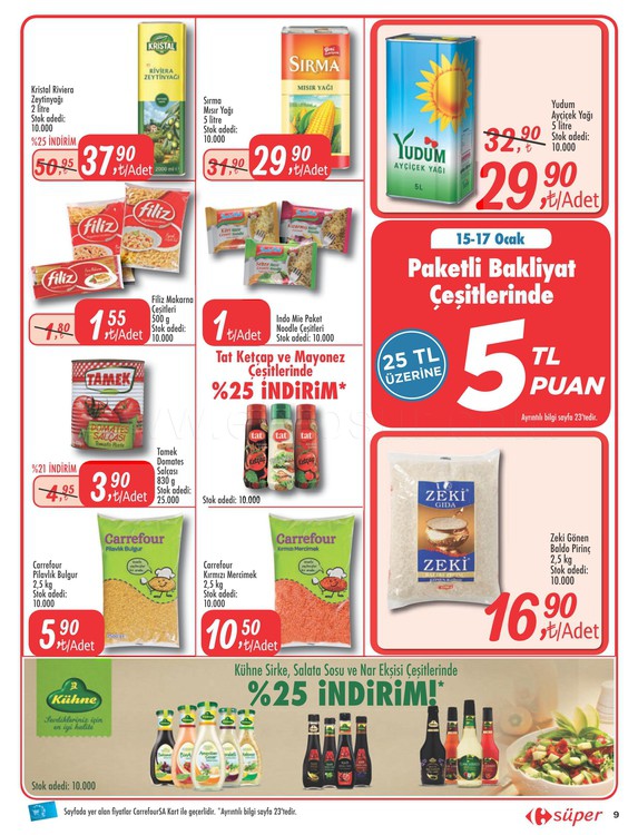 Carrefoursa 10-17 Ocak 2018 Aktüel Ürünler