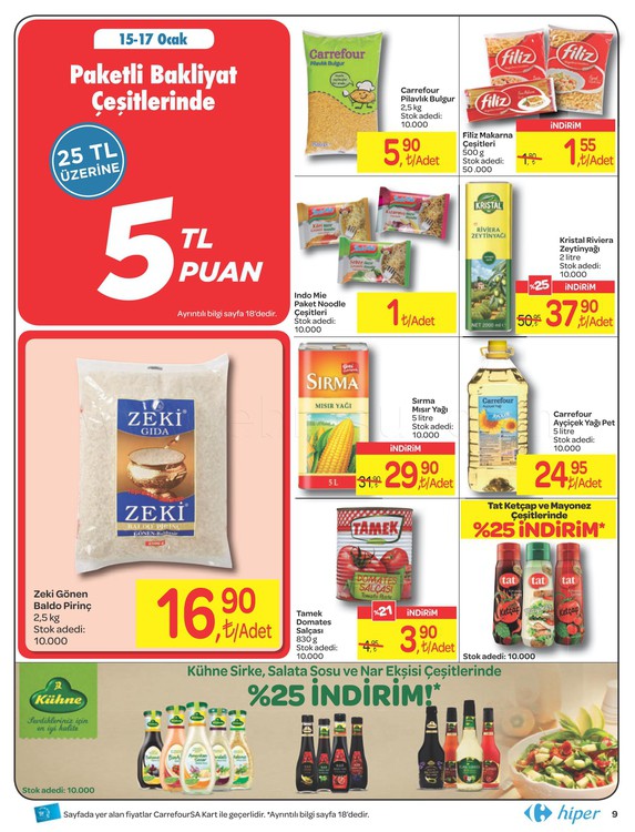 Carrefoursa 10-17 Ocak 2018 Aktüel Ürünler