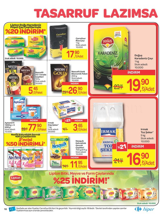 Carrefoursa 10-17 Ocak 2018 Aktüel Ürünler