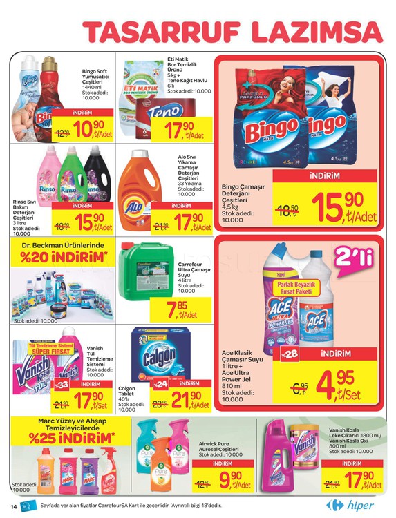 Carrefoursa 10-17 Ocak 2018 Aktüel Ürünler