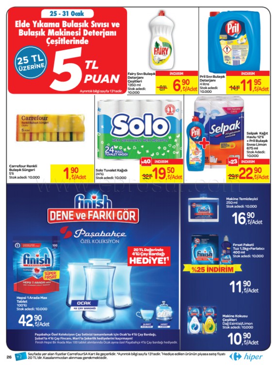 Carrefour 22 - 31 Ocak 2018 Aktüel İndirimli Ürünler