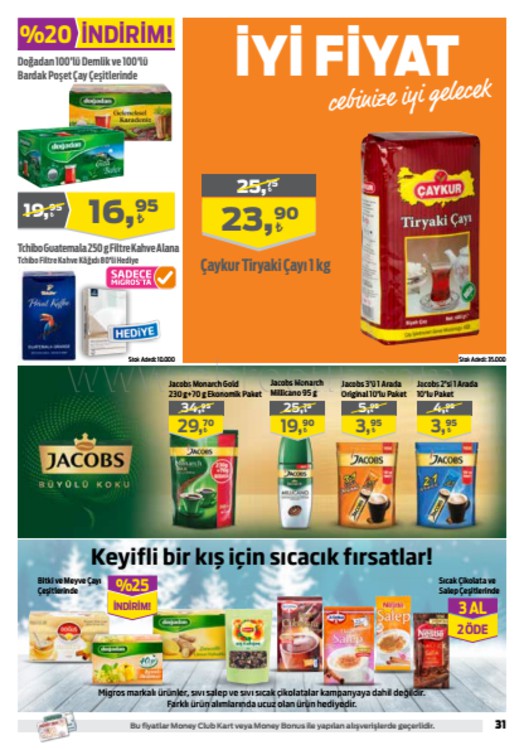 Migros 04 - 17 Ocak 2018 Kampanya Kataloğu