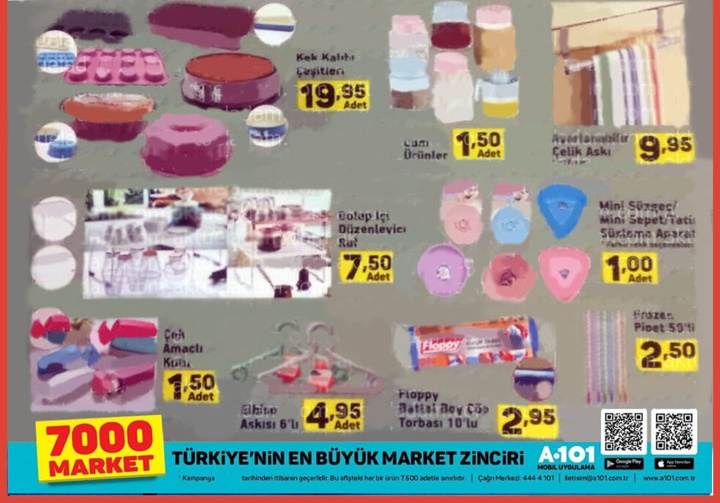 A101 Market 22 Şubat 2018 Aktüel İndirimli Kataloğu