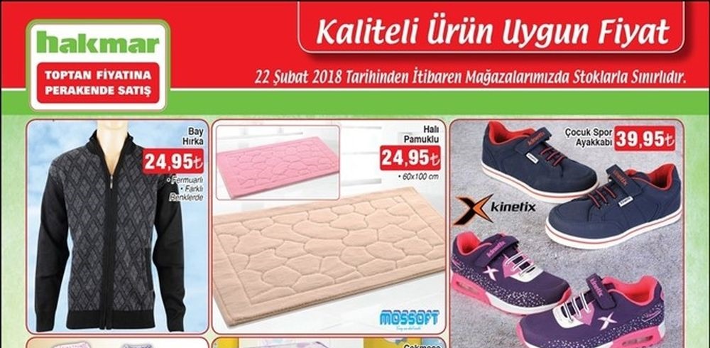 HAKMAR 22 Şubat 2018 İndirim Kataloğu