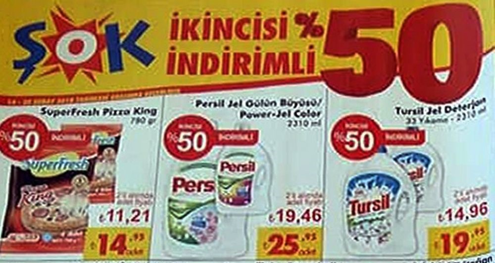 ŞOK 14 ŞUBAT 2018 İndirimli Ürünler Broşürü