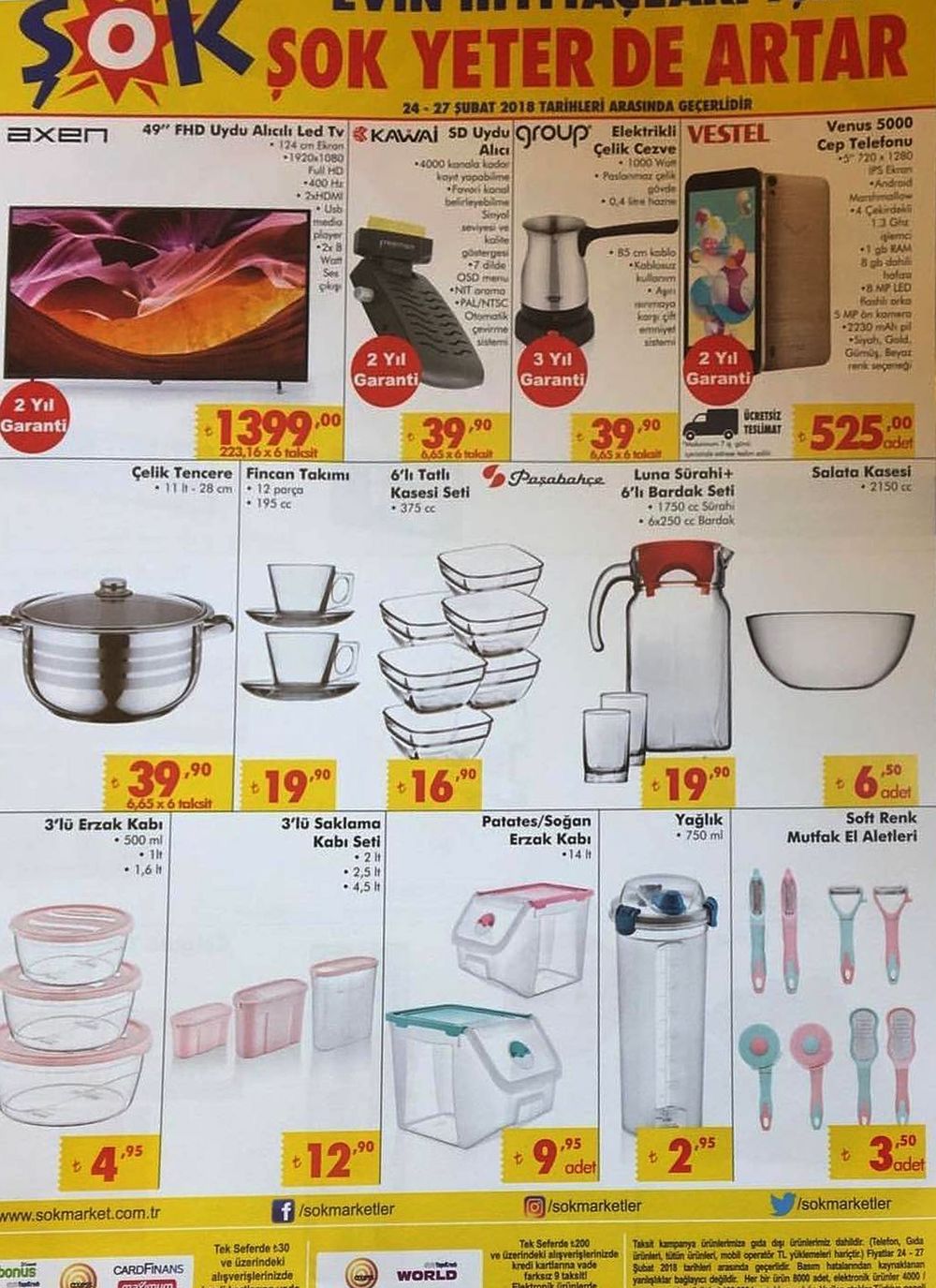 Şok Market 23 Şubat Aktüel İndirim Kataloğu