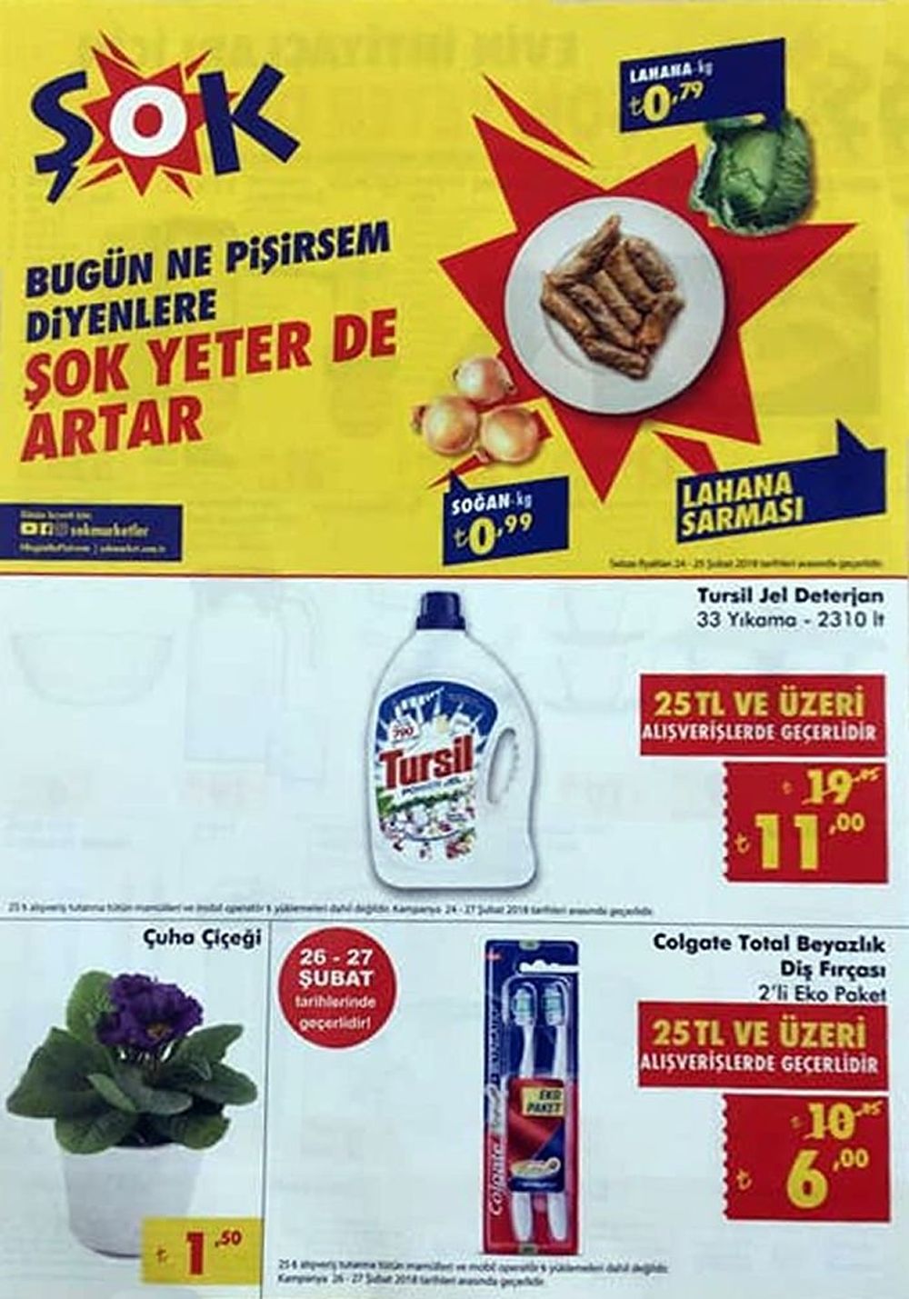 Şok Market 23 Şubat Aktüel İndirim Kataloğu