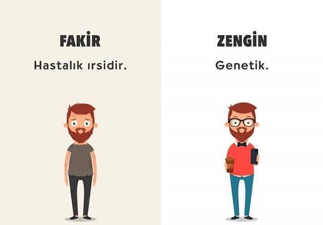 Fakir Ve Zenginin Günümüzdeki Özeti Sosyla Medyada