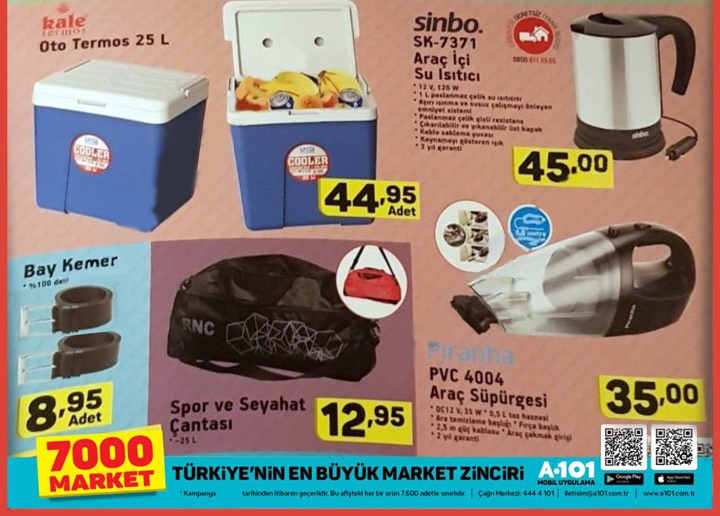 A101 12 Nisan 2018 Aktüel Ürünler Kataloğu