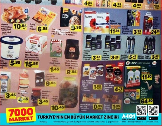 A101 15 Mart 2018 Aktüel İndirimli Ürünler Kataloğu