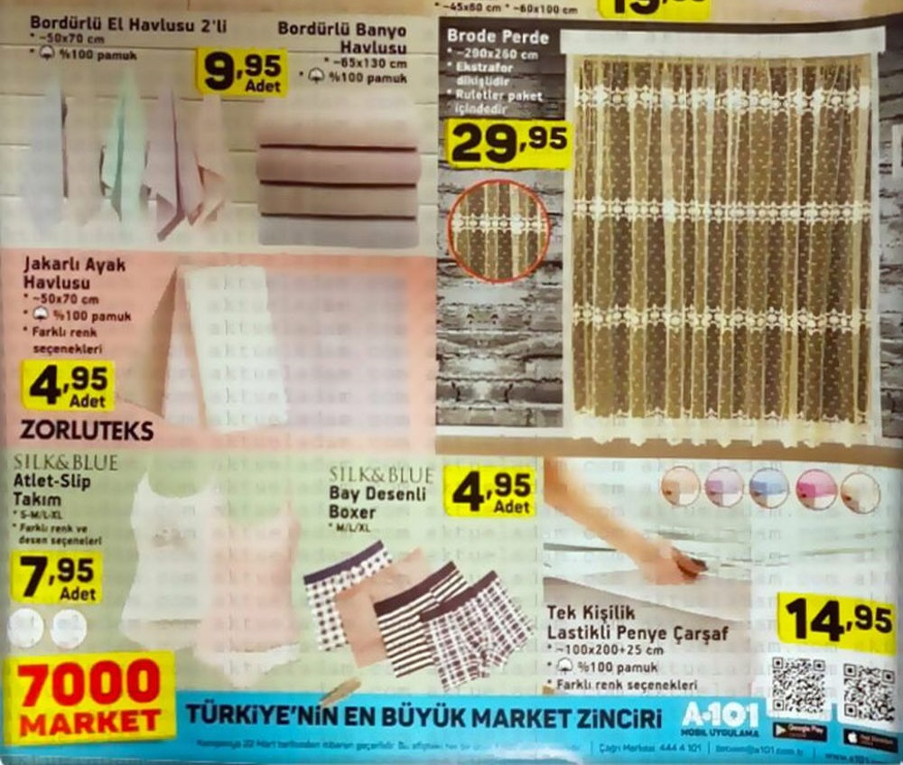 A101 22 Mart 2018 Akütüel Ürünler