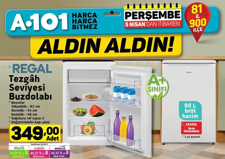 A101 5 Nisan 2018 Aktüel İndirimli Ürünler Kataloğu