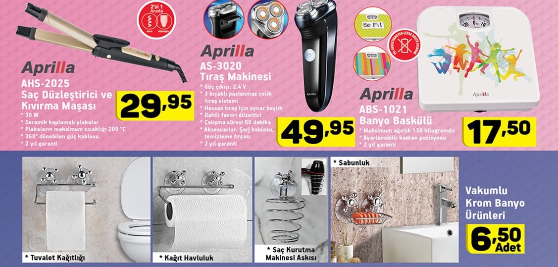 A101 Market Aktüel 8 Mart 2018 İndirim Kataloğu