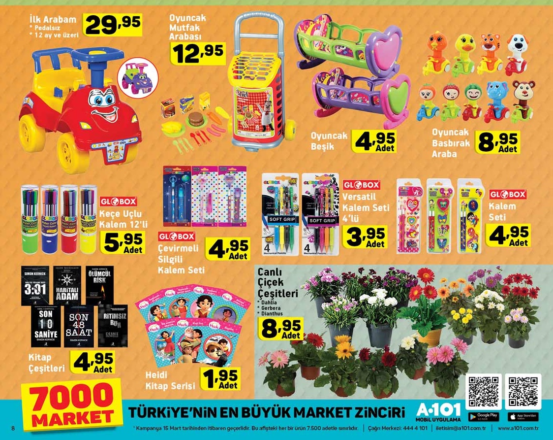 A101 15 Mart 2018 Aktüel Ürünler Kataloğu