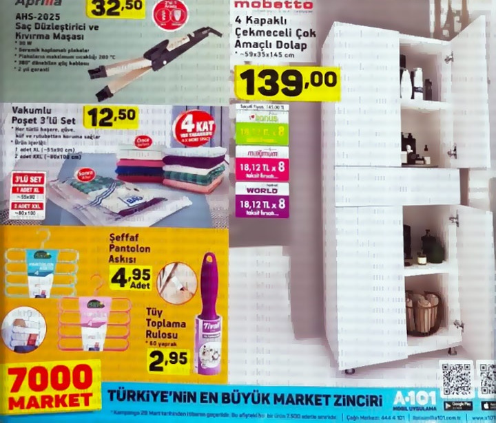 A101 29 Mart 2018 Aktüel Ürünler Kataloğu