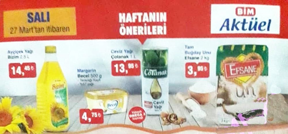 BİM 23 MART 2018 AKTÜEL ÜRÜNLER