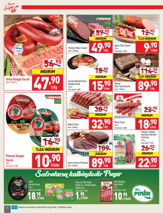 Carrefoursa Marketler 15 - 28 Mart 2018 Kampanya Broşürü