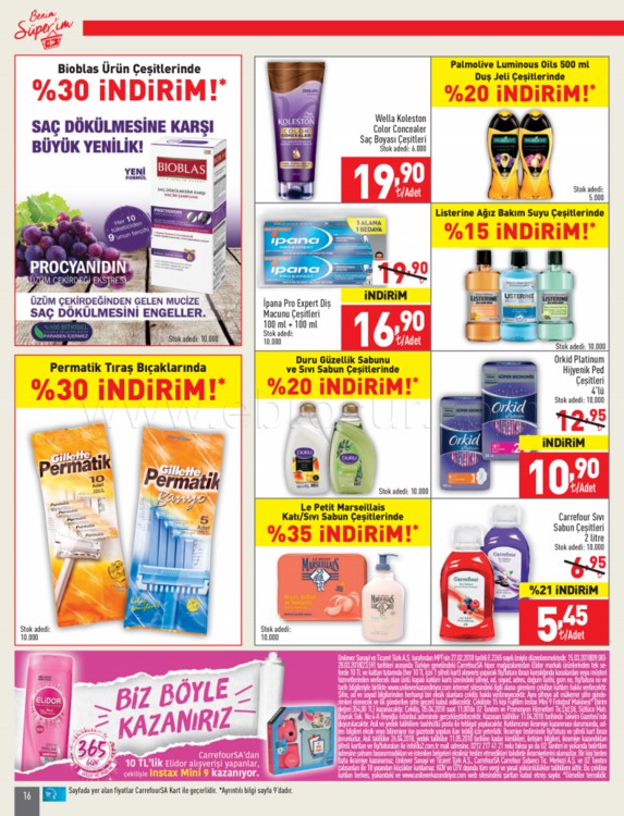 Carrefoursa Marketler 15 - 28 Mart 2018 Kampanya Broşürü