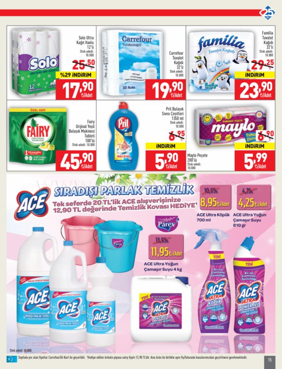 Carrefoursa Marketler 15 - 28 Mart 2018 Kampanya Broşürü