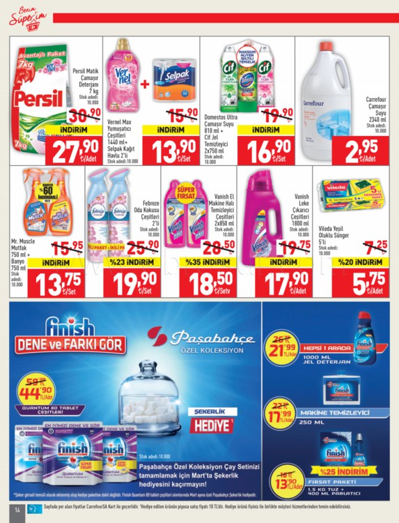 Carrefoursa Marketler 15 - 28 Mart 2018 Kampanya Broşürü