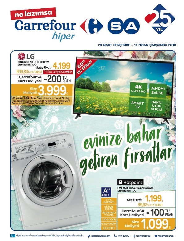 Carrefour 30 Mart 11 Nisan 2018 Aktüel Ürünler Kataloğu