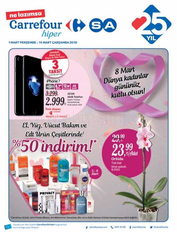 Carrefour 04 - 14 Mart 2018 Aktüel İndirim Broşürü