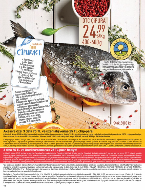 Carrefour 04 - 14 Mart 2018 Aktüel İndirim Broşürü