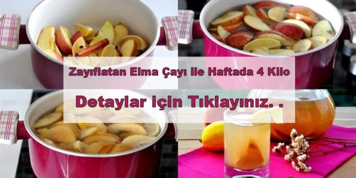 Kilo Verdiren Lezzetli Elma Çayı